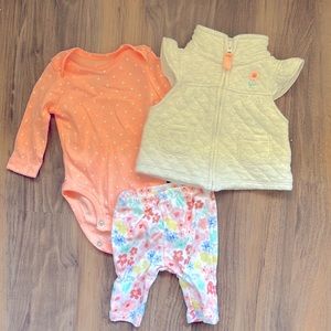 NB Carters ADORABLE 3 piece set
